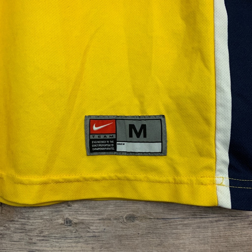 Vintage Michigan Wolverines #34 Yellow Jersey - Picture 2 of 6